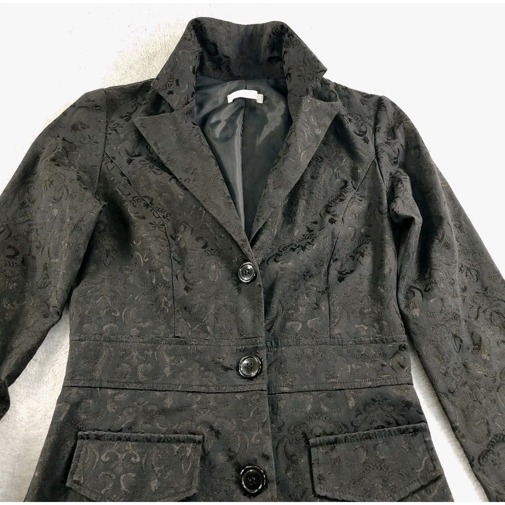 Y2K Jacket Suit Dress Charlotte‎ Russe Blazer Long Fitted VTG Tapestry Fashion📏